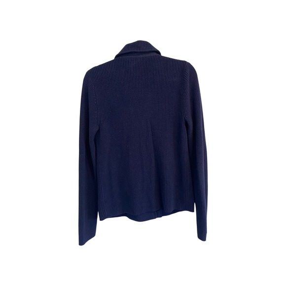 Lauren‎ Ralph Lauren Knit Cotton Gold Button Double Breasted Cardigan Jacket M - Picture 9 of 9